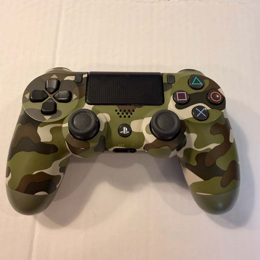 Sony PlayStation 4 DualShock 4 Wireless Controller Green Camouflage (CUH-ZCT2U)